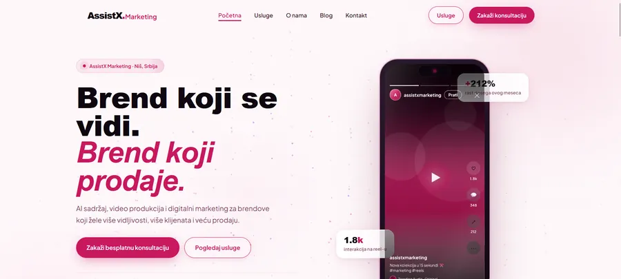 AssistX Marketing screenshot