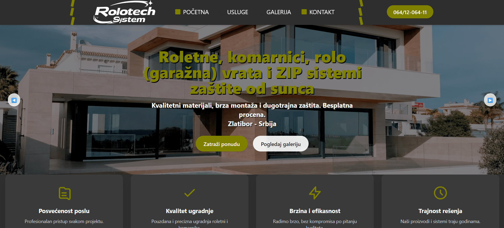 Roletneikomarnici.rs screenshot